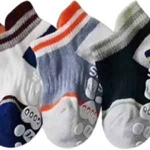New 5 pair baby low top socks 0-12 months